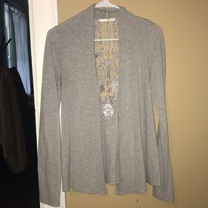 Laced back sweater